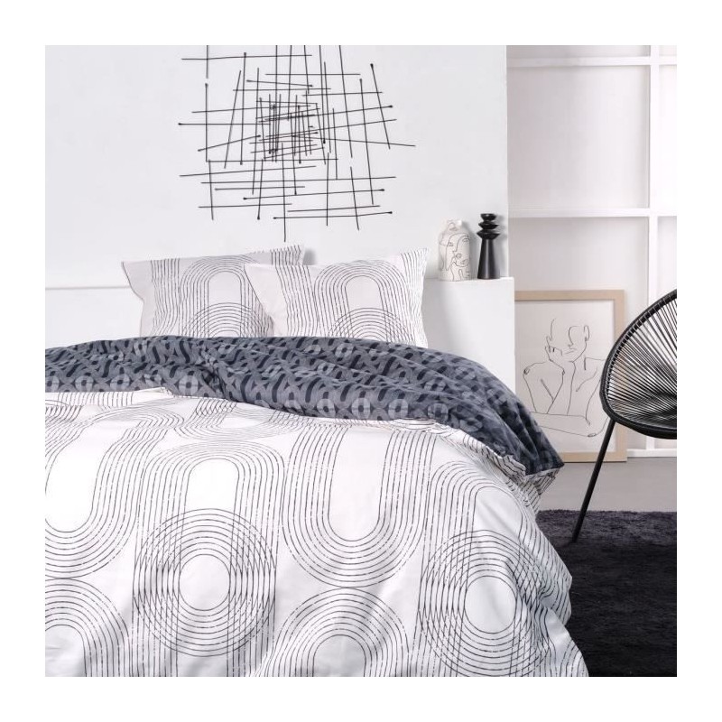 Parure de lit 2 personnes - TODAY - Sunshine 13.40 - 220 x 240 cm - 100% Coto...