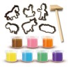 Kit de pâte a modeler géant écologique (7x90 g avec outils) - SES
