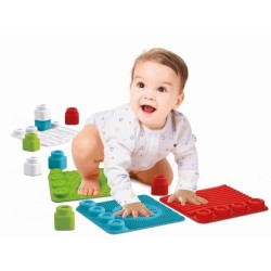 Tapis sensoriels - Clementoni - Clemmy - Rouge - Multicolore - Bébé -