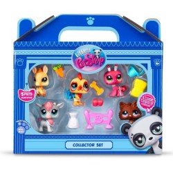 BANDAI - Littlest Pet Shop - Collector Set Theme de la ferme - 5 animaux et a...