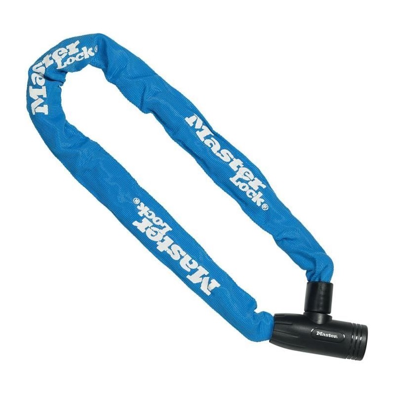 MASTER LOCK Chaîne Antivol Vélo [Clé] [90 cm Chaîne] [Bleu] 8391EURDPROCOLB