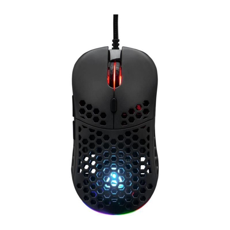 Souris Gamer filaire - The G-Lab - KULT-OXYGEN - RGB - 12800 DPI - Noir