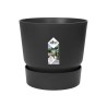 ELHO Pot de fleurs rond Greenville 30 - Extérieur - Ø 29,5 x H 27,8 cm - Vivr...