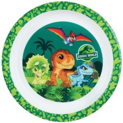 JURASSIC WORLD - Lot vaisselle pour enfant avec verre, assiette creuse, assie...