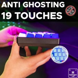 Clavier Gamer - The G-Lab - KEYZ HYDROGEN - 60% Format Compact - Rétroéclairé...