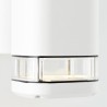 Applique extérieure - BRILLIANT - JANDY - Blanc - Métal/verre - GU10 max 2x18...