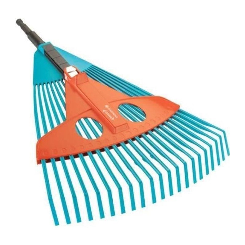 Balai a gazon réglable Combisystem GARDENA - Plastique renforcé - 22 dents - ...