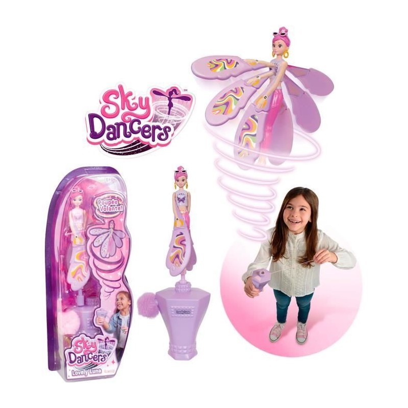 Sky Dancers - LANSAY - Lovely Luna - Poupée volante - Des 6 ans