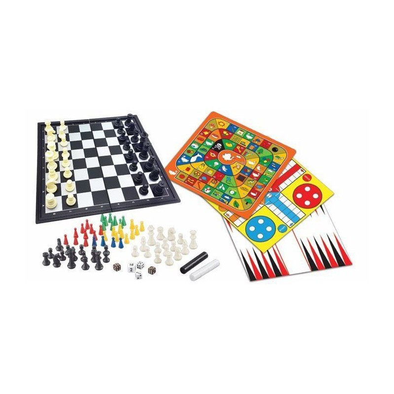 Jeux de société magnétiques – coffret 8 jeux en 1, De 2 a 6 joueurs