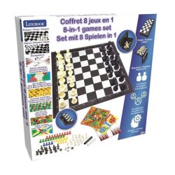 Jeux de société magnétiques – coffret 8 jeux en 1, De 2 a 6 joueurs
