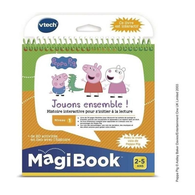 Livre Interactif Magibook - Peppa Pig - Niveau 1 - VTECH