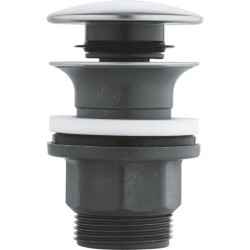 Bonde clic clac - GROHE - Diametre serrage vasque 63 mm - Matiere métal - Chr...