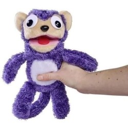 Smoby - Screamerz - Peluche intéractive amusante - Singe - 28 cm - Bruits en ...