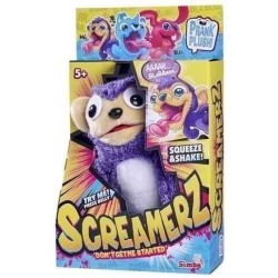 Smoby - Screamerz - Peluche intéractive amusante - Singe - 28 cm - Bruits en ...