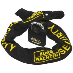 Chaîne antivol - BURG WACHTER - SKM 6/60/NI40 - 60 cm, acier carré cémenté 6 ...