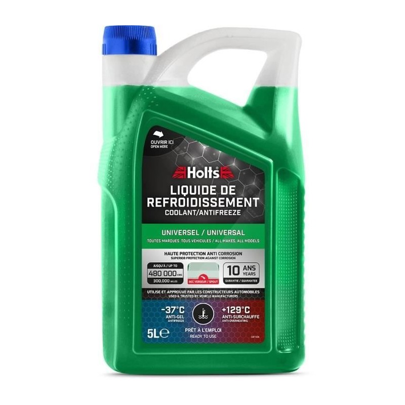 Liquide de Refroidissement - HOLTS - HAFR0011B -37°c Universel + Bec 5L