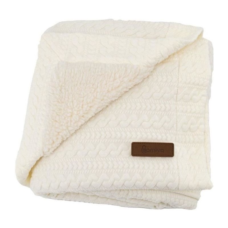 Couverture - DOMIVA - BOUBOU - Double face - 75x100 cm