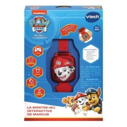 Montre-Jeu Interactive VTECH Pat Patrouille Marcus - Rouge - Pour