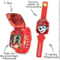 Montre-Jeu Interactive VTECH Pat Patrouille Marcus - Rouge - Pour