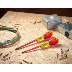 Jeu de 2 Tournevis - STANLEY FATMAX - FMHT0-62649 - Isolés 1000V - PZ1X100 + ...