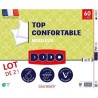DODO - Lot de 2 Oreillers - Confortable - 60 x 60 cm - 100% Polyester VOLUPT'...