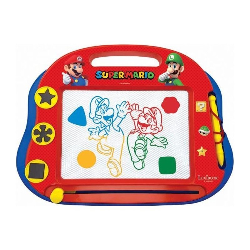 Ardoise magique A5 Super Mario avec accessoires magnétiques - LEXIBOOK