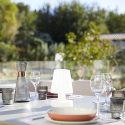 Mini lampe a poser sans fil - LUMISKY - LADY MINI - H22 cm - Rechargeable - L...