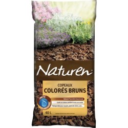 Copeaux Colorés Bruns - 40L - NATUREN