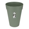 ELHO Pot de fleurs Loft Urban rond Haut - Ø 34 x H 45 cm - Extérieur - 100% r...