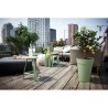 ELHO Pot de fleurs Loft Urban rond Haut - Ø 34 x H 45 cm - Extérieur - 100% r...