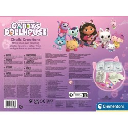 Clementoni - Créations en plâtre Gabby et la Maison Magique - Coffret