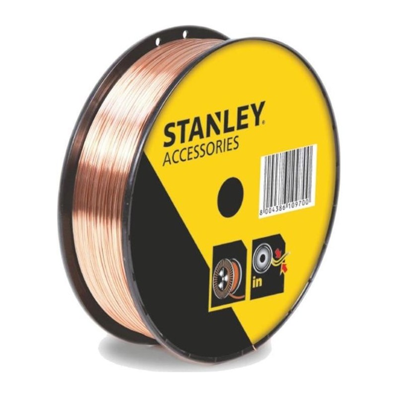 STANLEY 460628  Bobine fil acier pour soudure MIG/MAG sans gaz - Ø 0,9 mm - 0...