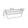 ELHO Jardiniere Green Basics XXL - L 29,5 x W 59,2 x H 27,7 cm - Extérieur - ...