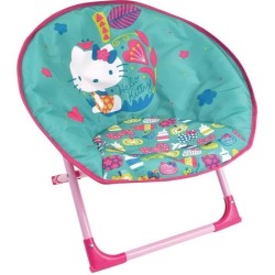Siege lune pliant pour enfant - FUN HOUSE - HELLO KITTY - Dimensions H.47x L....