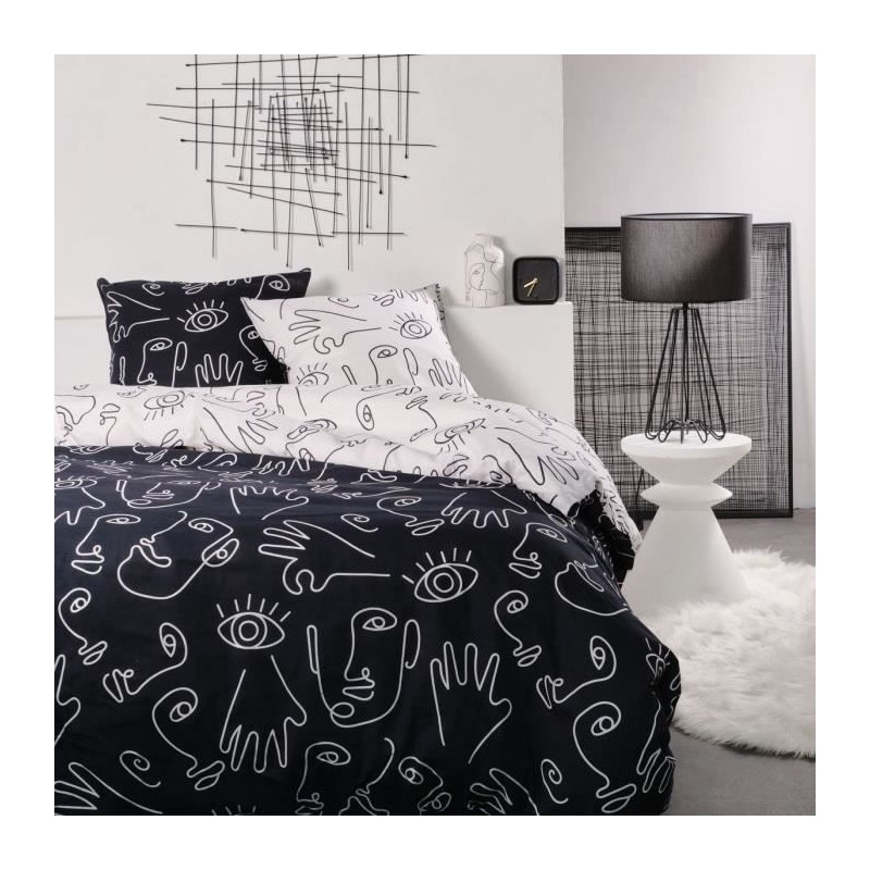Parure de lit - TODAY - Sunshine - 121238 - 2 personnes - 260x240cm - Coton -...