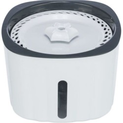 Fontaine a eau - TRIXIE - Flower - Plastique - 2 L - 18,5 x 13 x 18,5 cm - Bl...