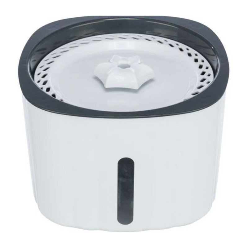 Fontaine a eau - TRIXIE - Flower - Plastique - 2 L - 18,5 x 13 x 18,5 cm - Bl...