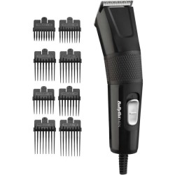 Tondeuse cheveux - BaByliss E756E - Lames XL 45 mm en acier inoxydable - 8 gu...