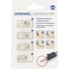 Set de 4 embouts de pyrogravure DREMEL 204 - Pour fer a souder a gaz Dremel V...