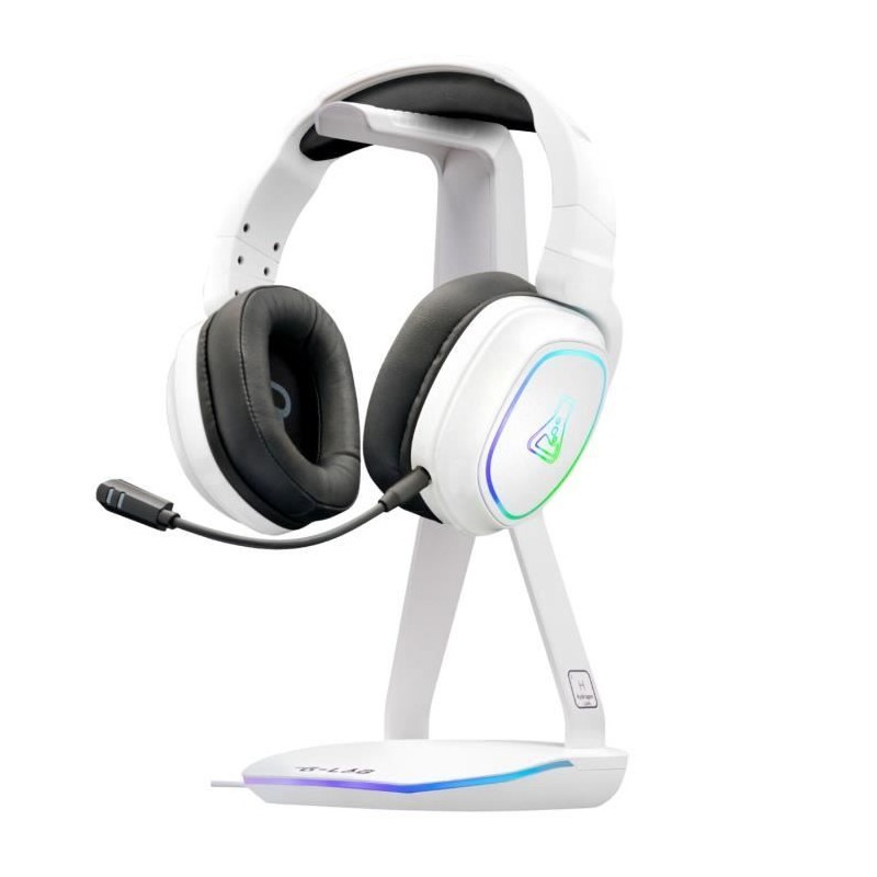 Support pour Casque/Micro-Casque - THE G-LAB - K-STAND HYDROGEN - 2 ports USB...