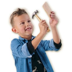 Kit de menuiserie - SES CREATIVE - Dinosaures - Avec clous et colle
