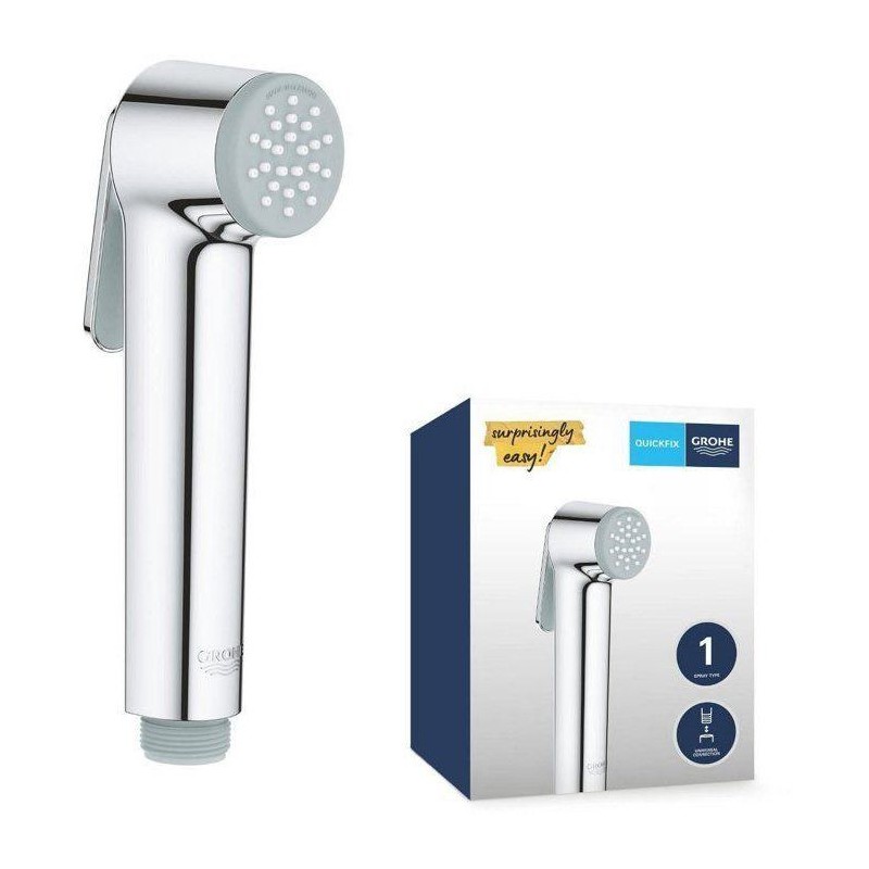 Pommeau de douche - GROHE Vitalio - 1 jet - Technologie anti-brûlure - Econom...