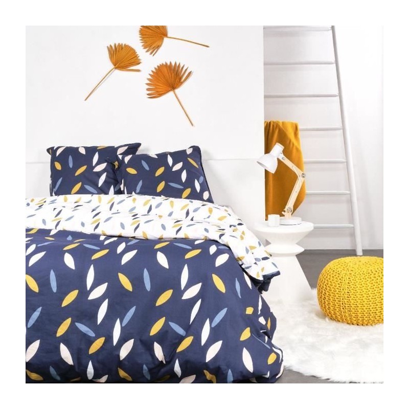 Parure de lit - TODAY Sunshine - 240x220 cm - 2 personnes - coton imprimé floral
