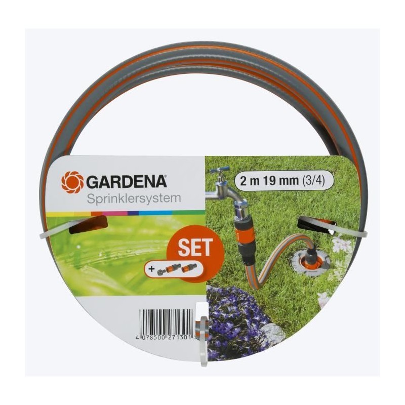GARDENA Set de Connexion Grand Débit – Relier pipeline et systeme d'irrigatio...