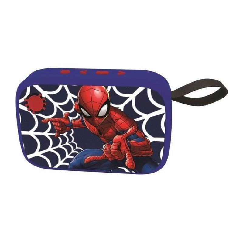 Enceinte Bluetooth portable Spider-Man avec finition tissu