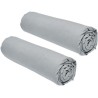 Lot de 2 draps housses TODAY Essential - 90 x 190 cm - 1 personne - 100% Coto...
