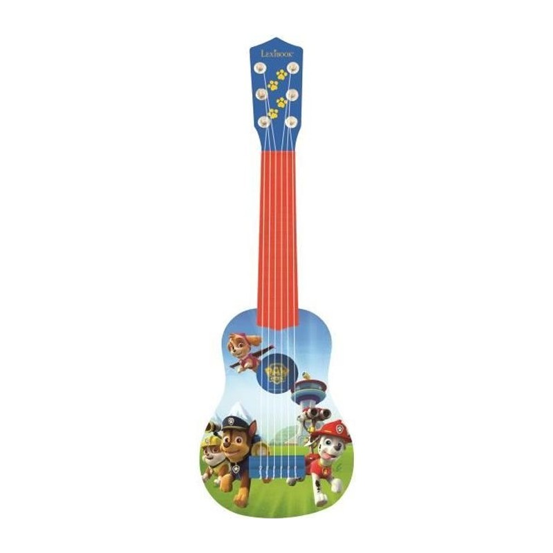 Lexibook - Ma premiere guitare Pat' Patrouille - 53 cm - Guide d'apprentissag...