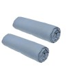 Lot de 2 draps housses TODAY Essential - 140 x 190 cm - 2 personnes - 100% Co...