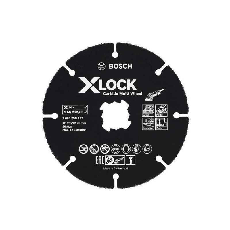 Disque a tronçonner X LOCK 260925C127