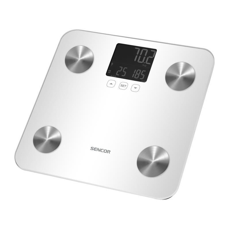 Balance pese-personne - SENCOR - SBS 6025WH - Ecran LCD - Blanc